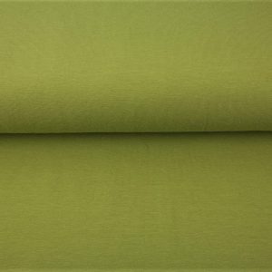 Kokvilnas trikotāža – khaki zaļš
